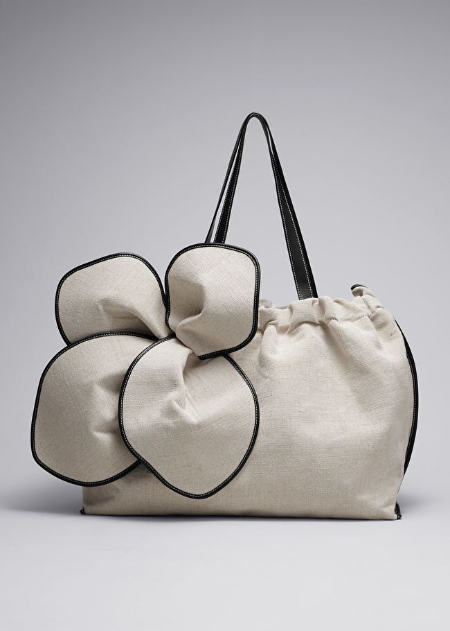 Large Blossom Canvas Bag | & Other Stories US
