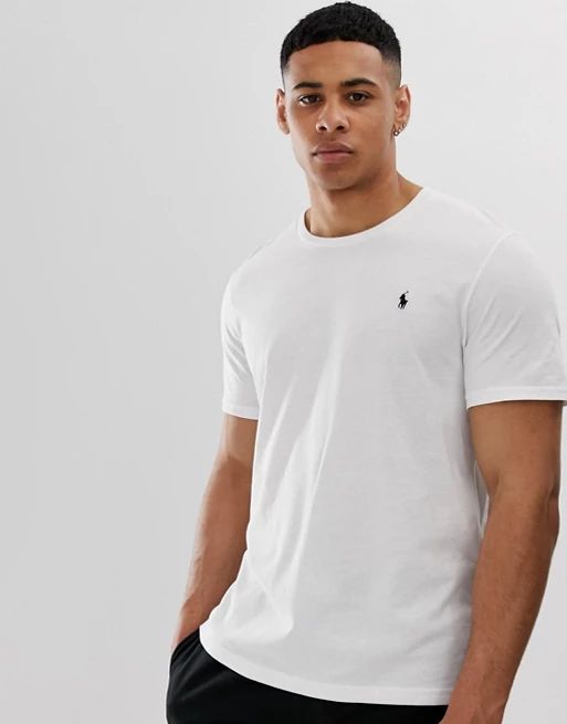 Polo Ralph Lauren lounge t-shirt in white with logo | ASOS (Global)