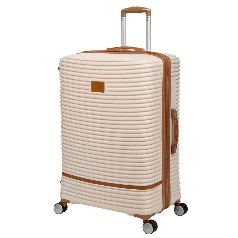 it luggage Replicating 31" Hardside Expandable Spinner Checked Luggage, Cream | Walmart (US)