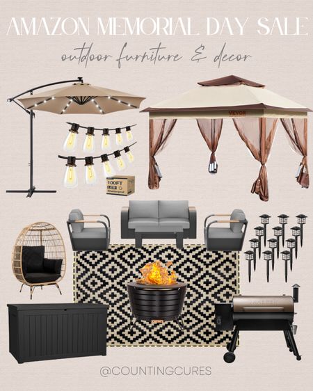 Make sure you catch these patio umbrella & tent, string lights, neutral rug, fire pit, and more while at a discounted price this Memorial Day Sale!
#amazonfinds #designtips #homefurniture #affordablefinds

#LTKHome #LTKStyleTip #LTKSeasonal