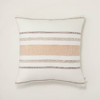 Large Center Stripe Throw Pillow - Hearth & Hand™ with Magnolia | Target
