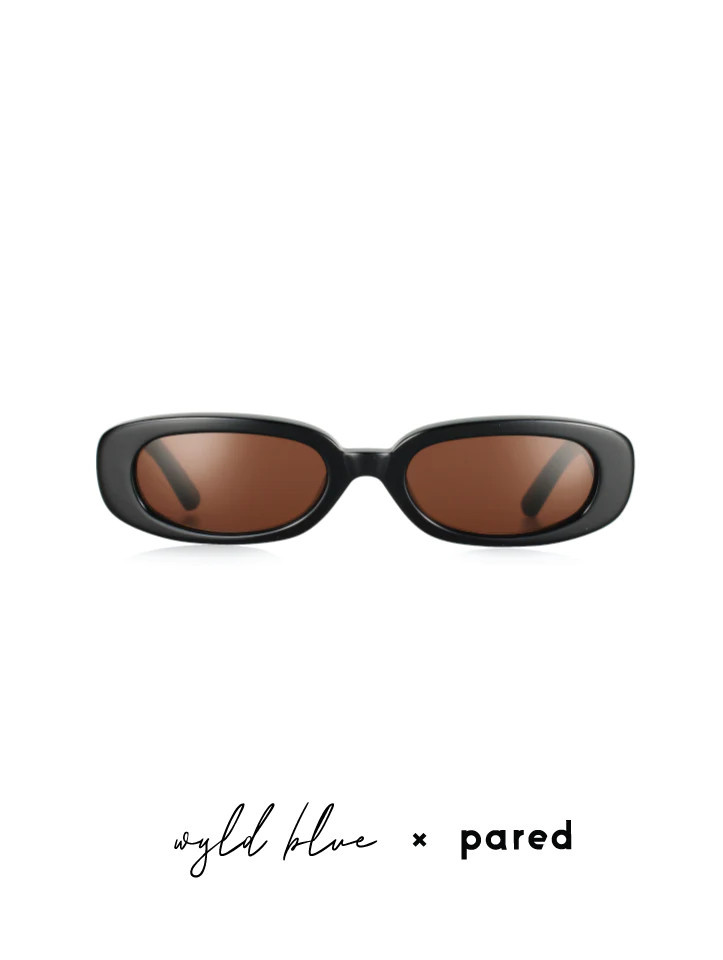 Wyld Blue x Pared Hazed - Black | Pared Eyewear