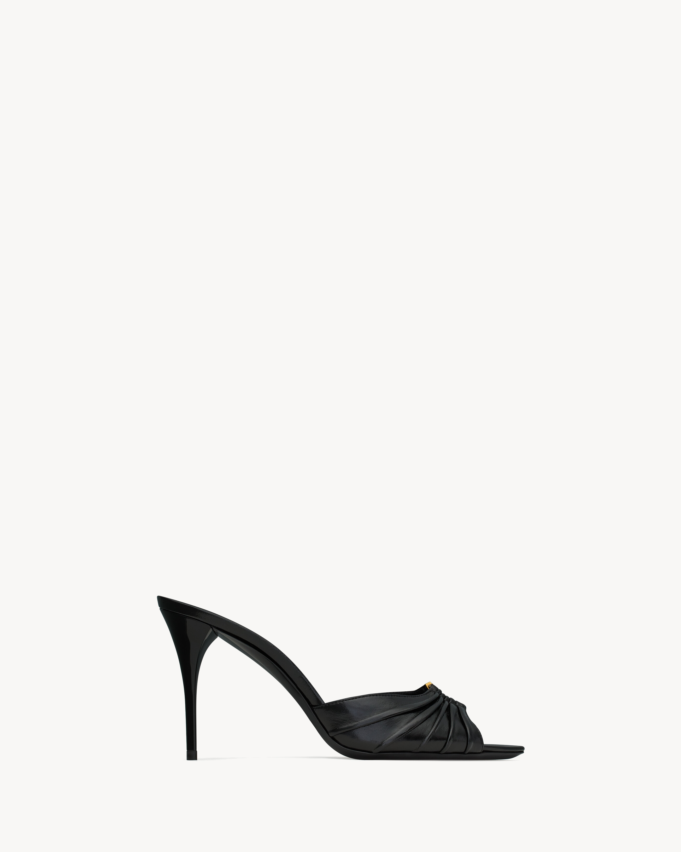 Saint Laurent Babylone Mules In Smooth Leather - Black - Women - 38 | Saint Laurent Inc. (Global)