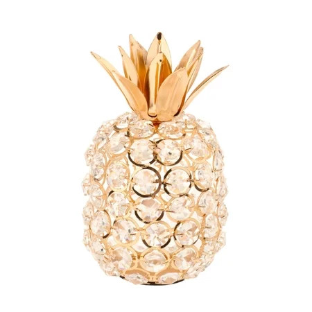 Shiny Crystal Studded Pineapple Ornament Centerpiece Home Decor Collectibles | Walmart (US)