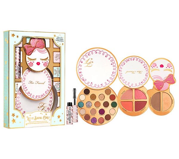 Too Faced Let it Snow Girl! with Shadow Primer, Mascara & Lip | QVC