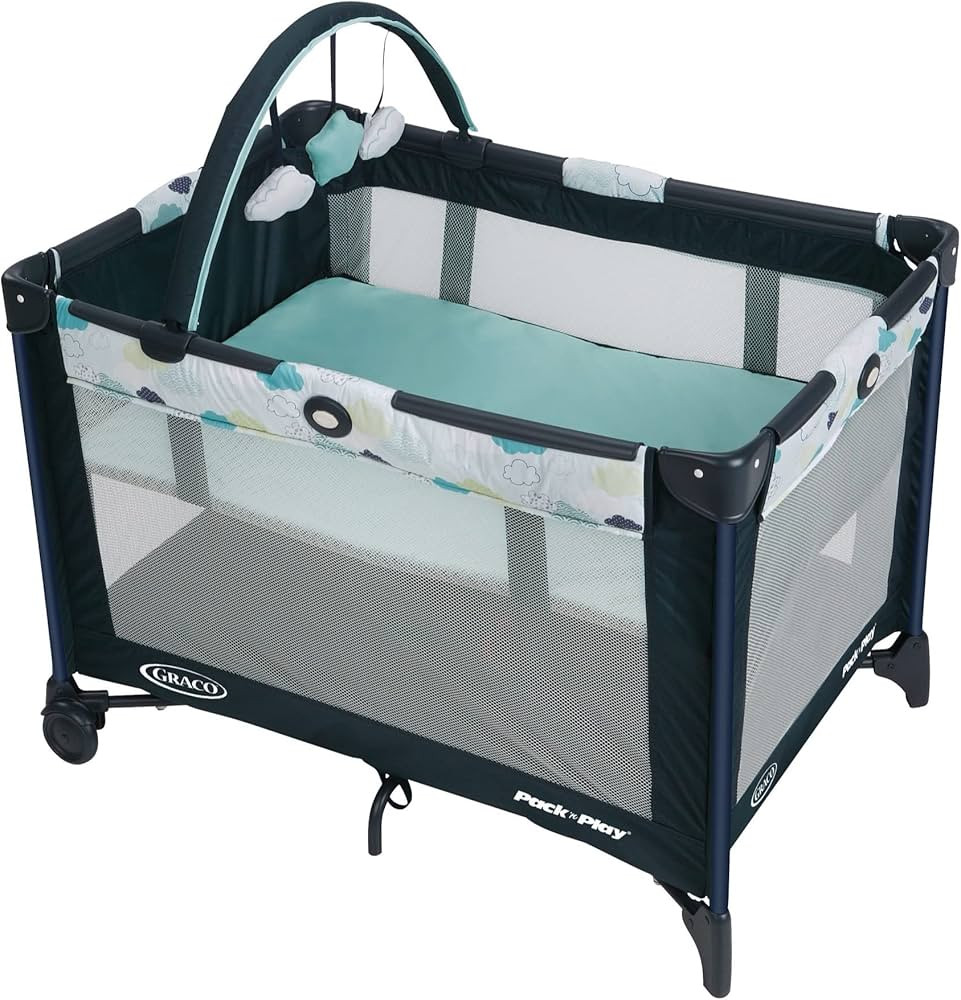 Graco Pack and Play On the Go Playard | Includes Full-Size Infant Bassinet, Push Button Compact F... | Amazon (US)