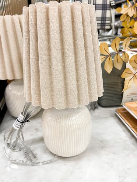 Love the texture of this small lamp. Perfect size for a kitchen  

#LTKFind #LTKhome #LTKSeasonal