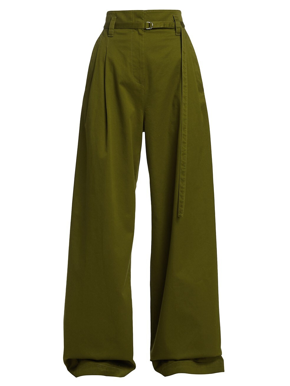 Proenza Schouler White Label Cotton Twill Wide-Leg Pants | Saks Fifth Avenue