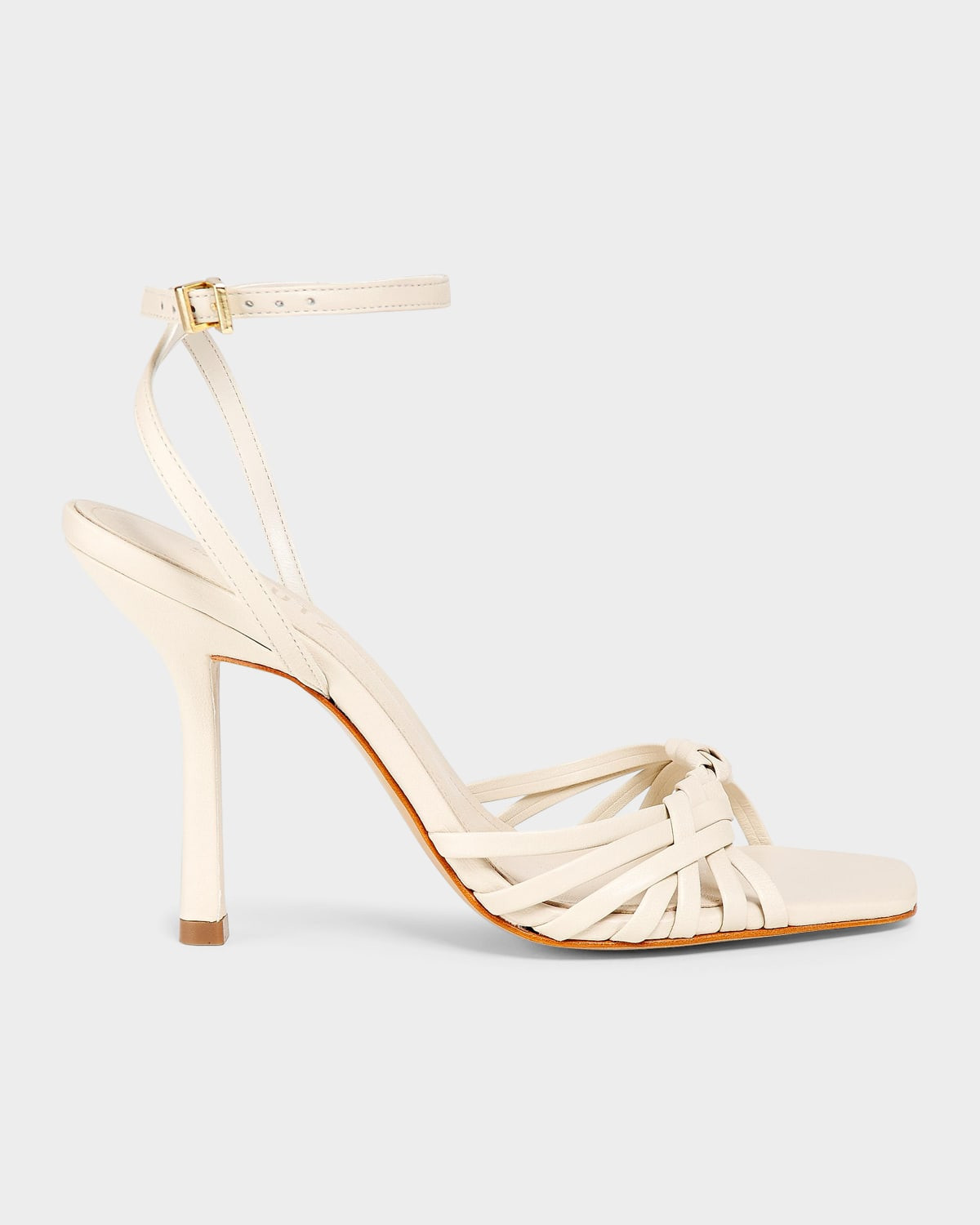 Tara 110MM Crisscross Leather Stiletto Sandals | Neiman Marcus
