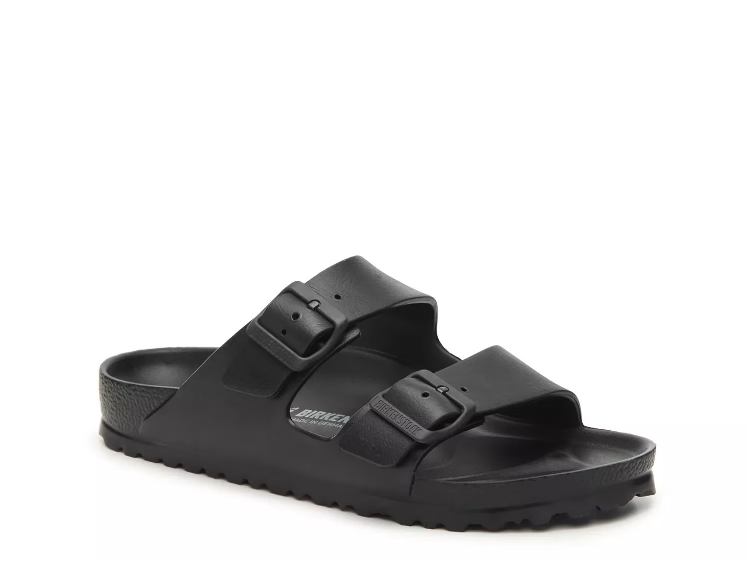 Birkenstock Arizona Essentials Slide Sandal | Women's | Black | Size EU 38 / US Womens 7-7.5 / Mens  | DSW