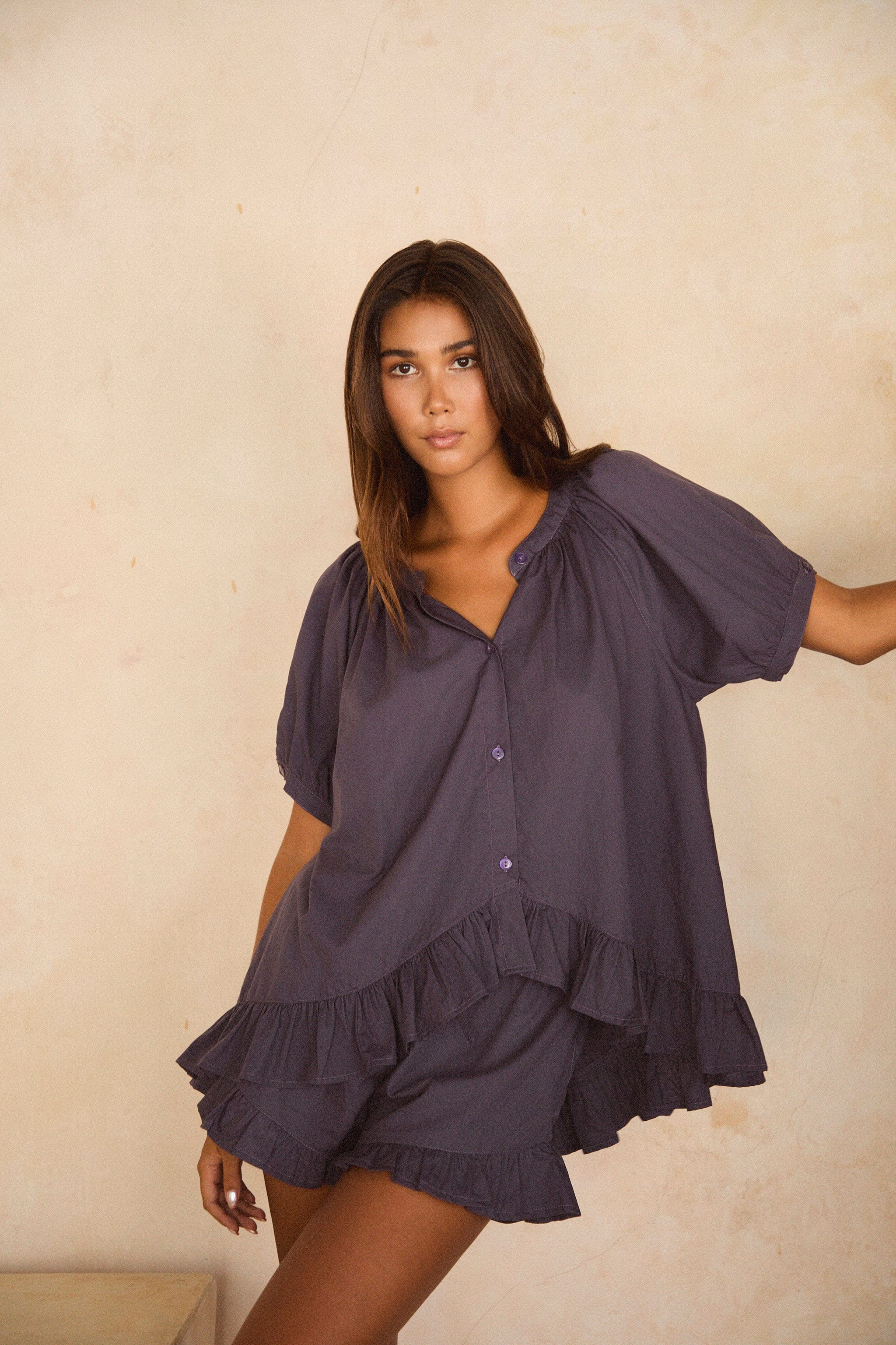 Sophie Sleep Set - Cotton Modal - Midnight | Piyama US