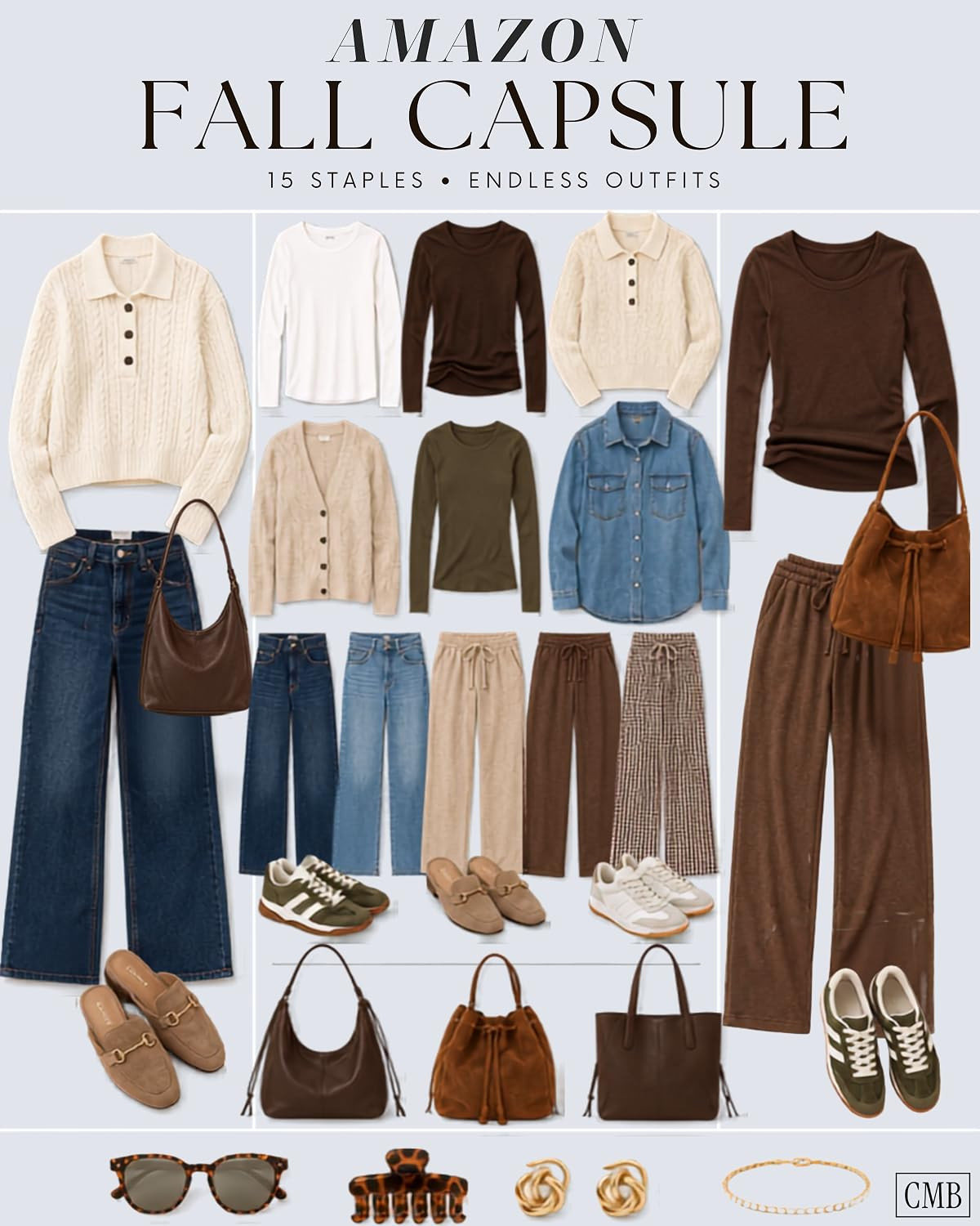 Amazon fall capsule items for that awkward part of the year when your closet is half iced coffee, half pumpkin candle. Easy layers, classic basics, and pieces you can mix and match without standing there pretending you’re “building an outfit." 

 #LTKgrwm #LTKootd #LTKSeasonal