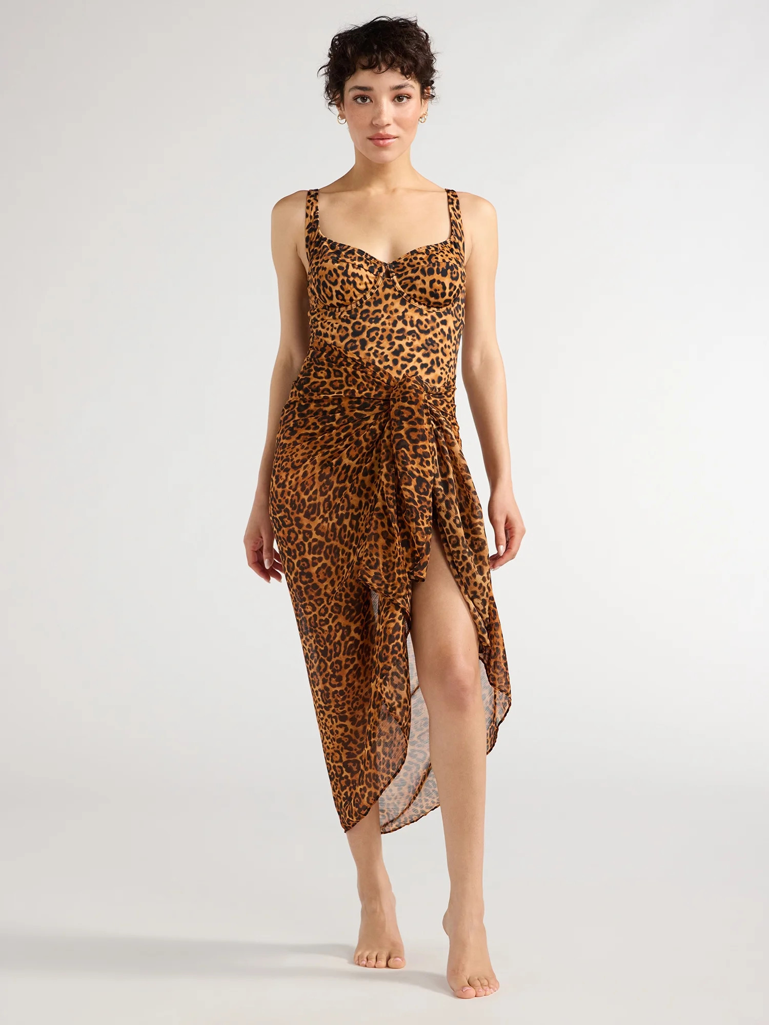 Sofia by Sofia Vergara Women's Printed Pareo, One Size | Walmart (US)