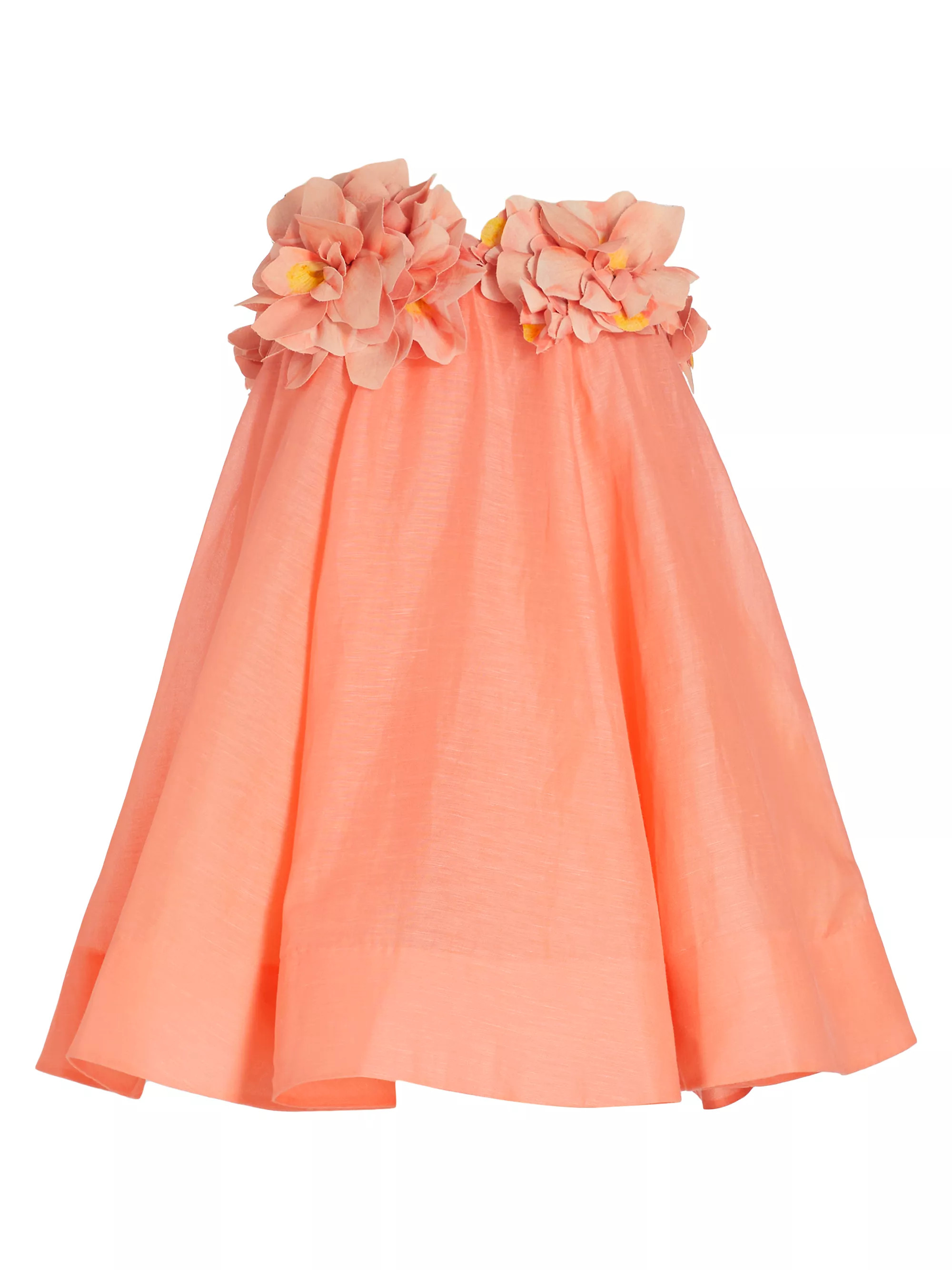 Natura Linen-Silk Strapless Minidress | Saks Fifth Avenue