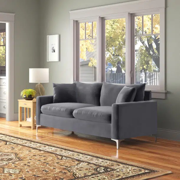 Shumpert 81.5'' Velvet Sofa | Wayfair North America