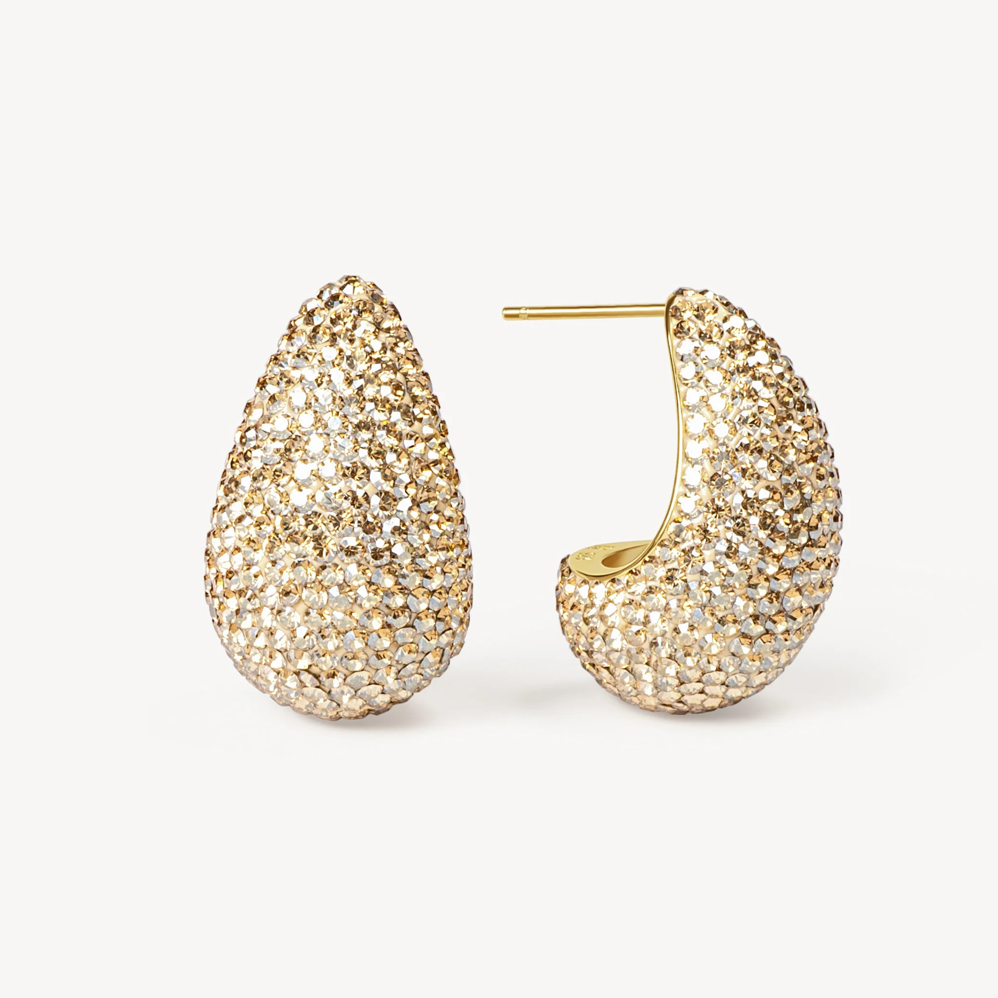 Dream Puff Sparkle Stud Earrings | Hillberg & Berk | Hillberg & Berk