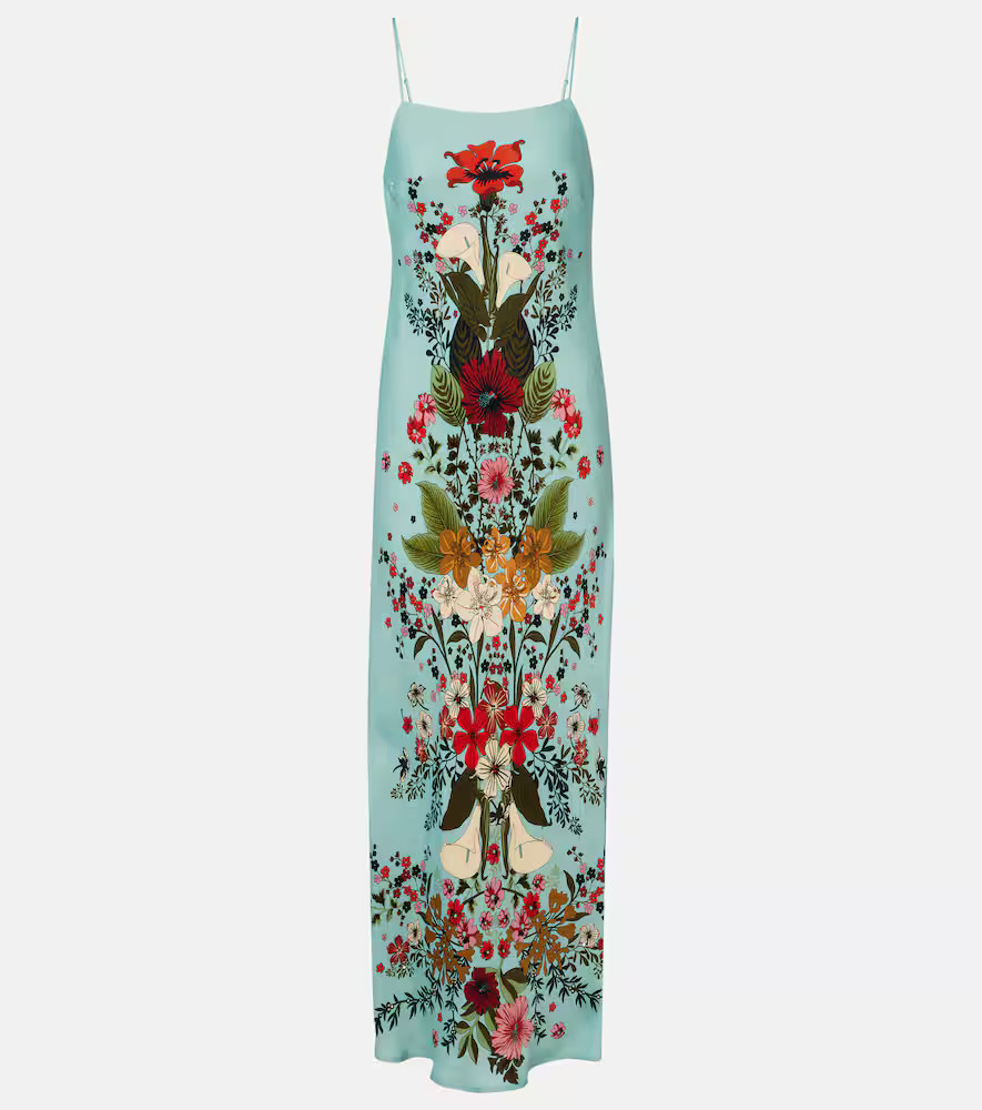 Farm Rio Floral slip dress | Mytheresa (US/CA)