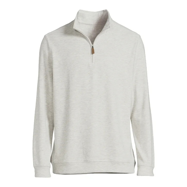 George Men's Knit Quarter Zip Pullover Top | Walmart (US)