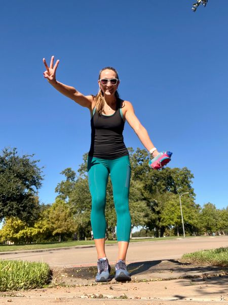 Cooler temps run fit!

My leggings are. I longer available in this color, but I’ve tagged the colors available in this style as well as the full length legging!

Also, every runner needs this tank. It’s the BEST!

#LTKfitness