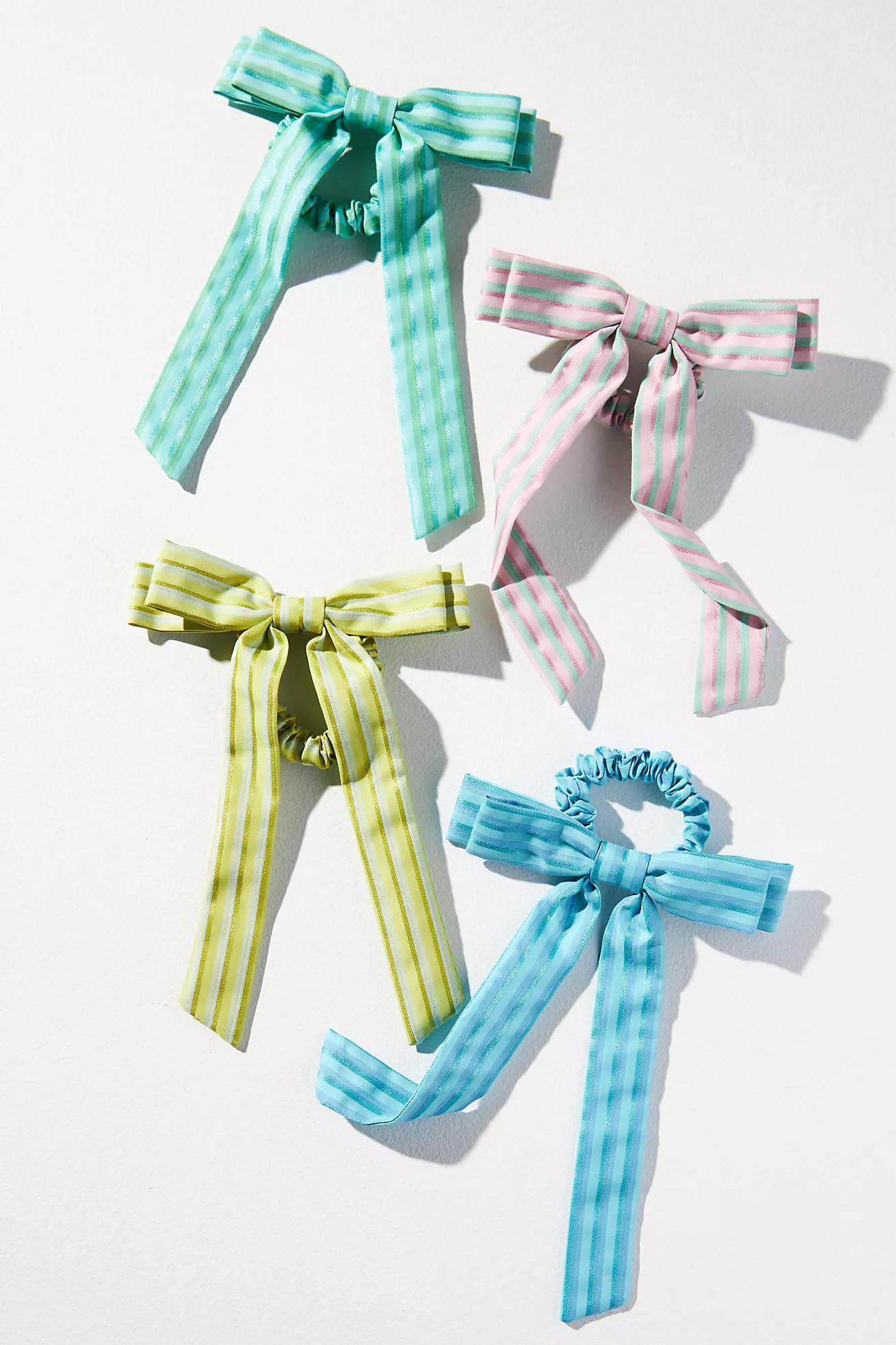 Bow Scrunchies, Set of 4 | Anthropologie (US)