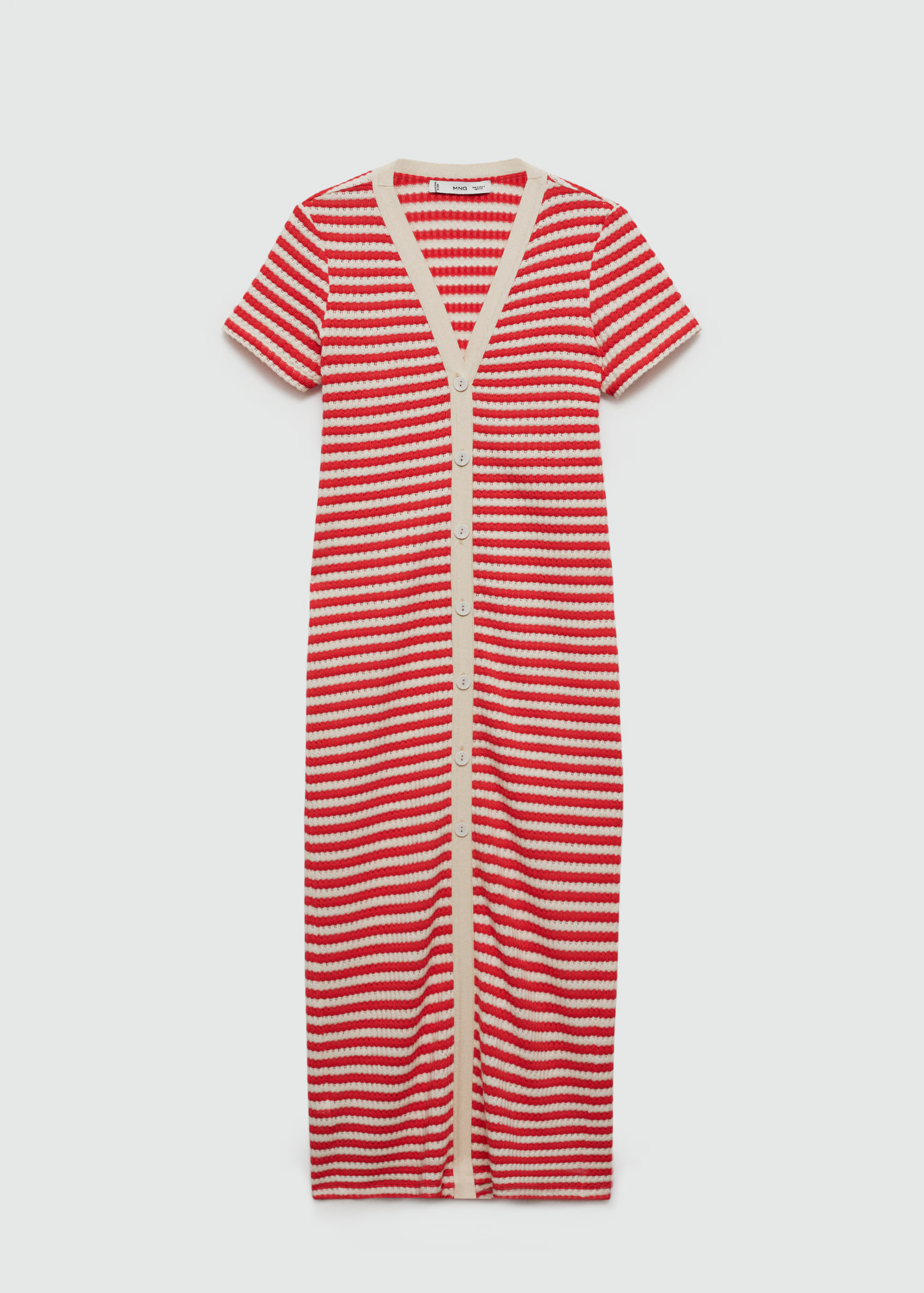 Button crochet dress - Woman | MANGO USA | MANGO (US)