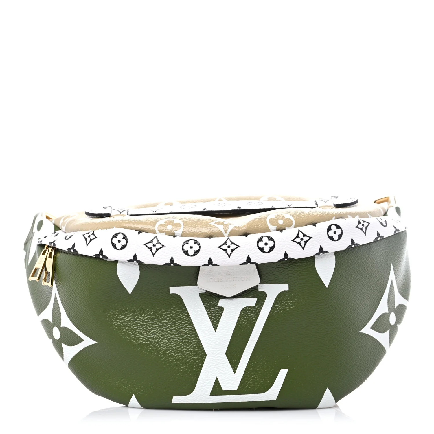 Monogram Giant Bumbag Kaki Beige | FASHIONPHILE (US)