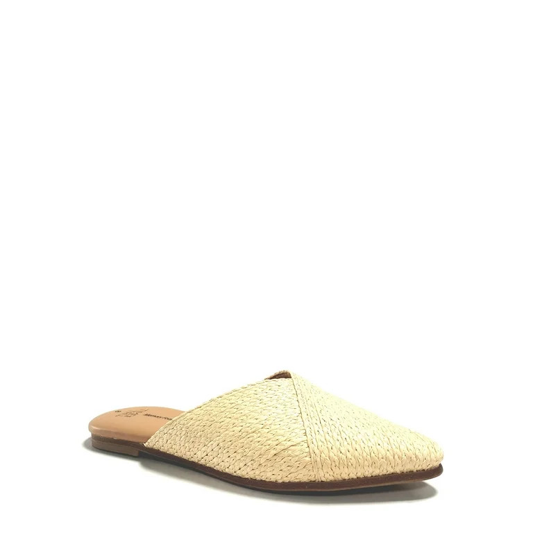 Time and Tru Women's Rafia Mule | Walmart (US)
