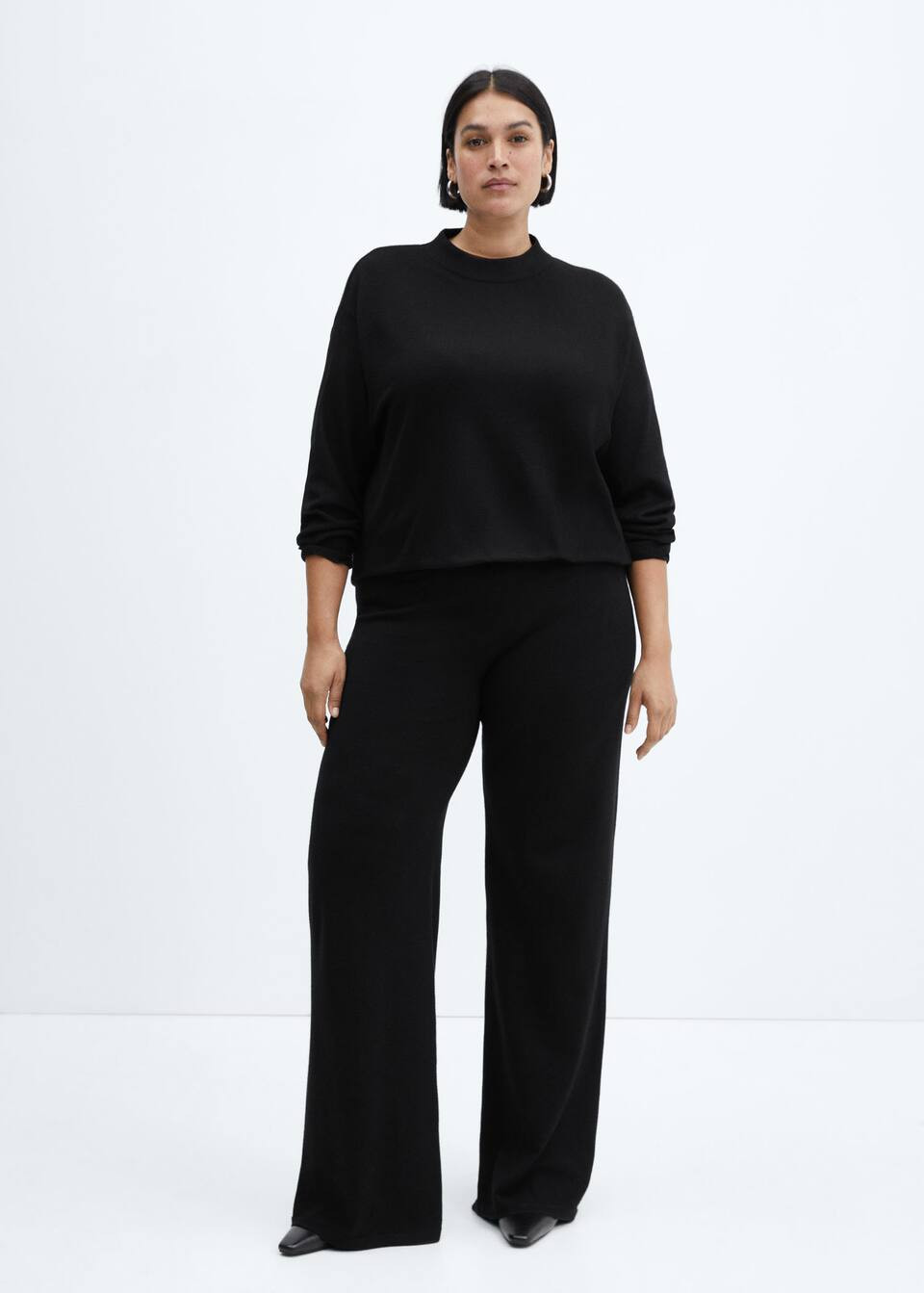 open: Pantaloni neri donna (165) | Mango Italia | Mango IT