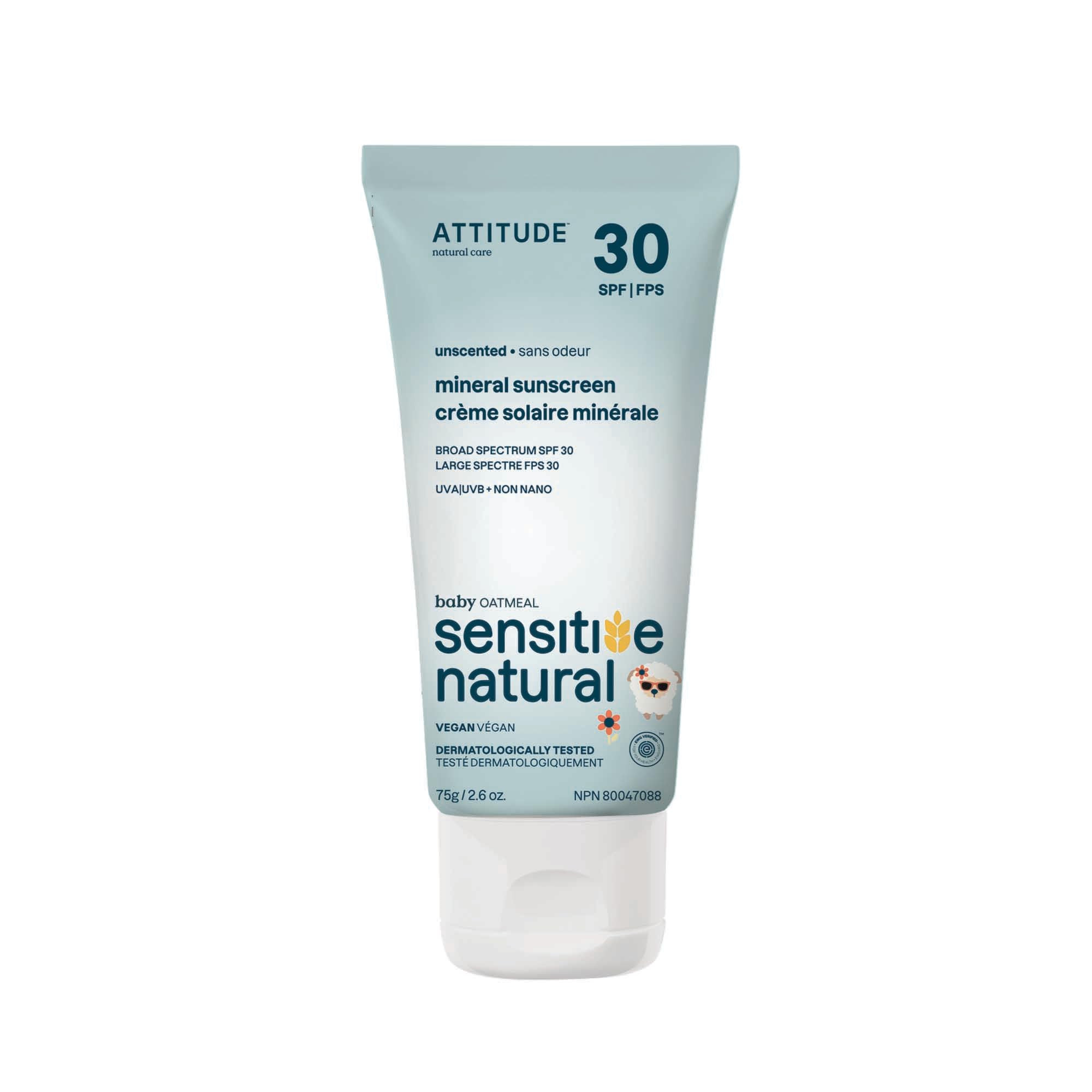 ATTITUDE Mineral Sunscreen for Baby and Kids with Sensitive Skin, EWG Verified, Broad Spectrum UV... | Amazon (US)