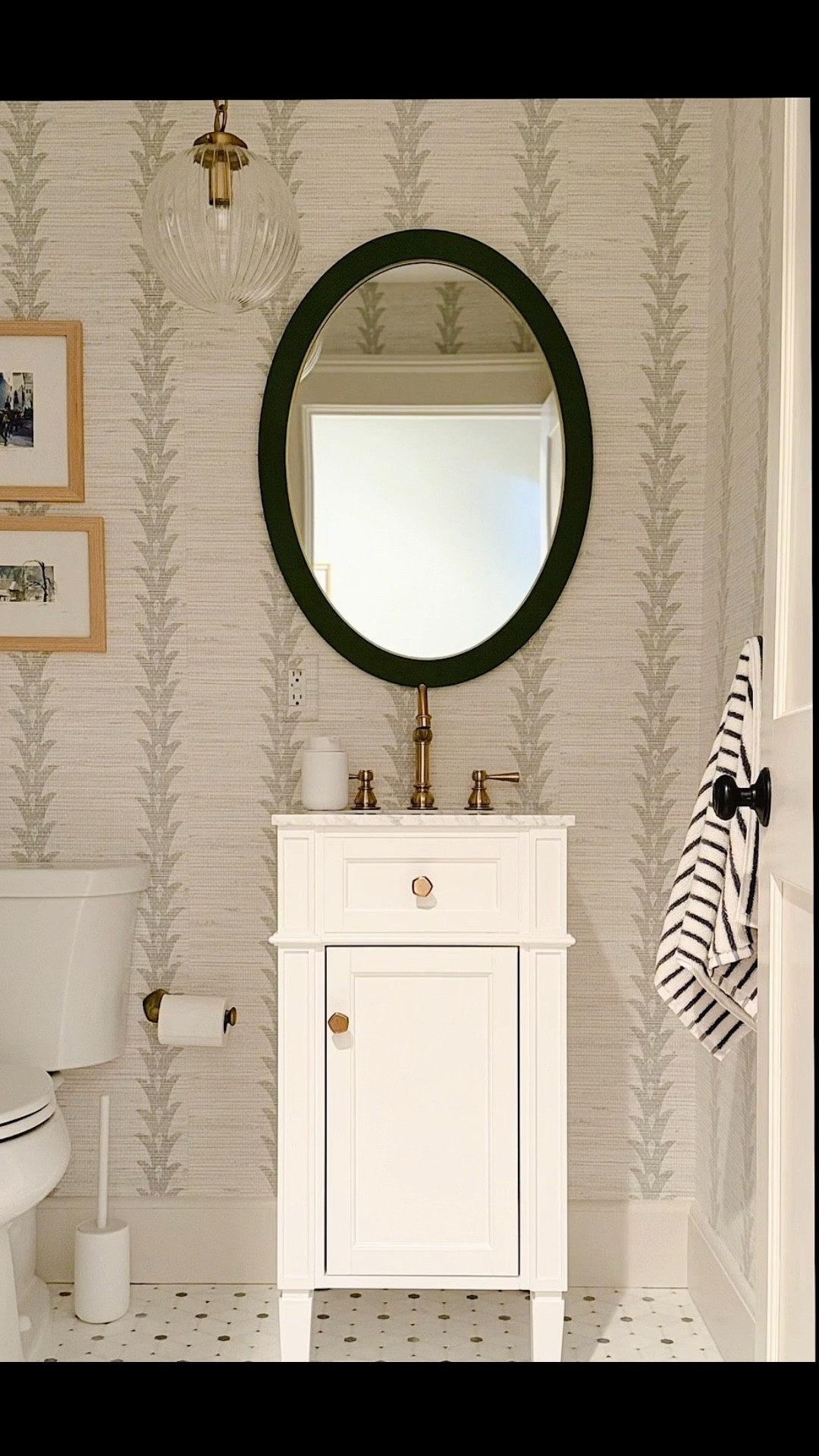 This powder room went from basic to coastal calm-soft hues, natural textures, and subtle seaside details that make the space feel fresh, airy, and effortlessly elevated 💕

#LTKHome #LTKSaleAlert