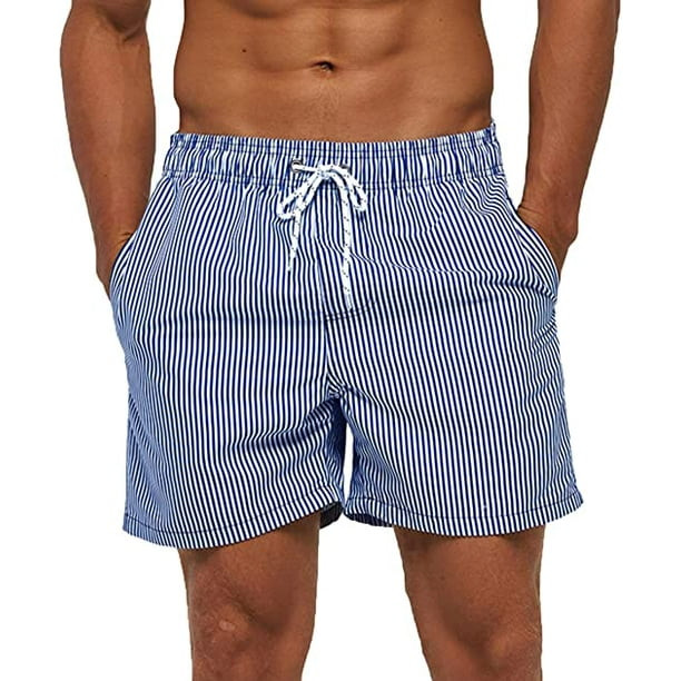 ASG Mens Swimming Trunks 5 Inch Inseam Swim Shorts Summer Bathing Suit Swimwear Beachwear with Po... | Walmart (US)