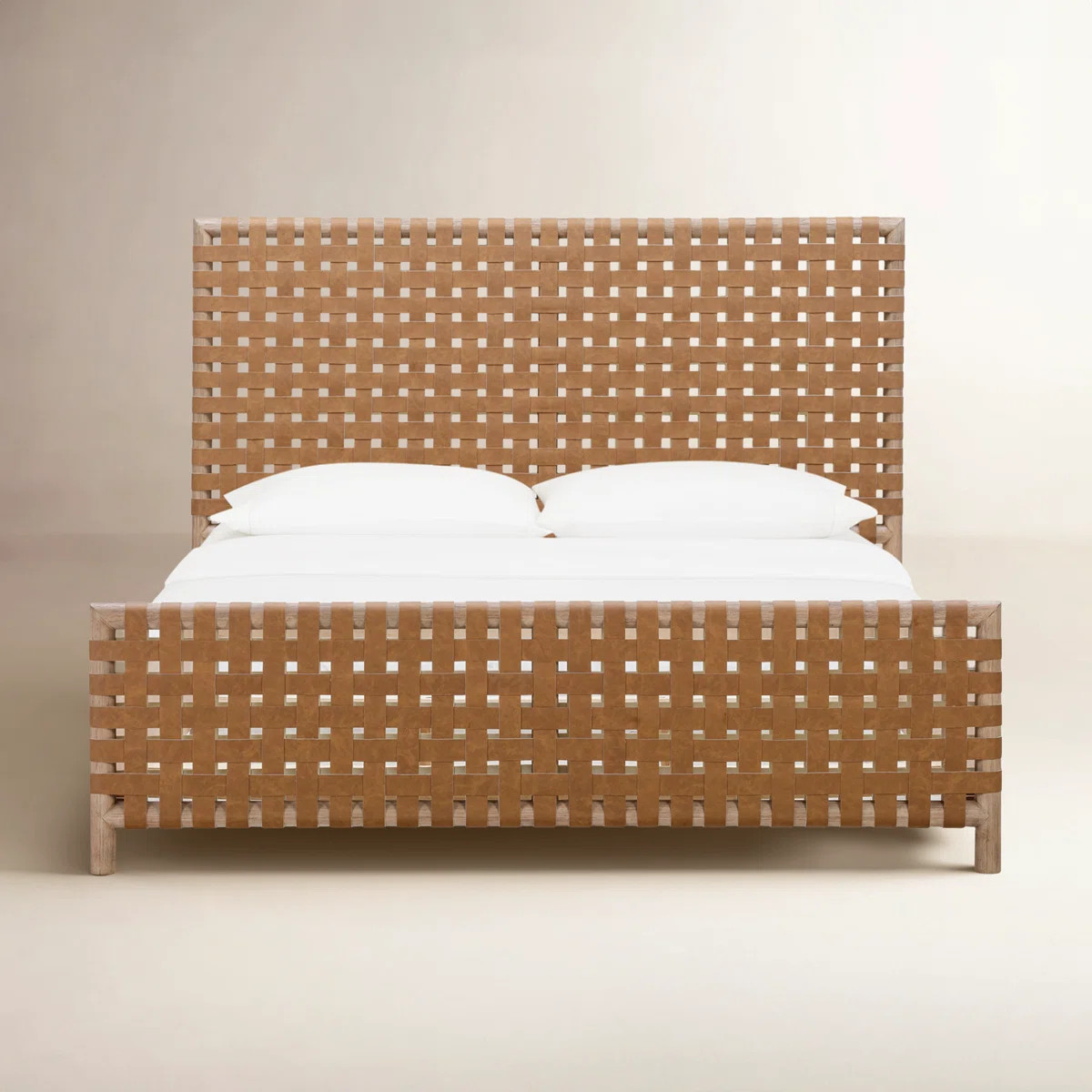Colleen Leather Bed | Wayfair North America