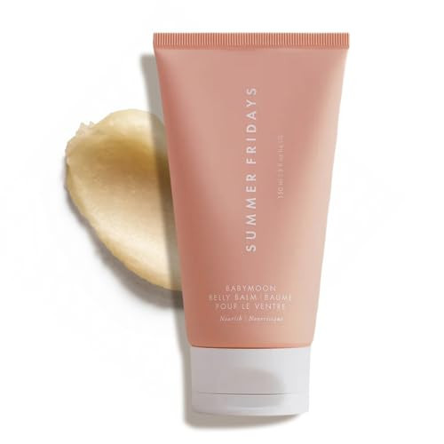 Summer Fridays Babymoon Belly Balm - Nourishing Balm + Body Moisturizer Enriched with Calendula Oil + Vitamin E to Help Reduce the Appearance of Stretch Marks and Dry Skin (5 Fl Oz) | Amazon (US)