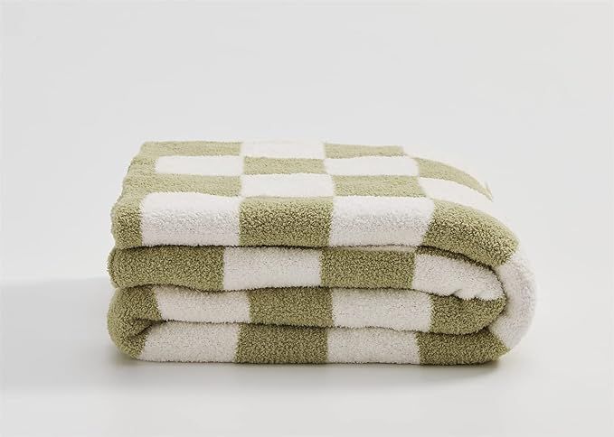 YIRUIO Throw Blankets Checkerboard Grid Chessboard Gingham Warmer Comfort Plush Reversible Microf... | Amazon (US)