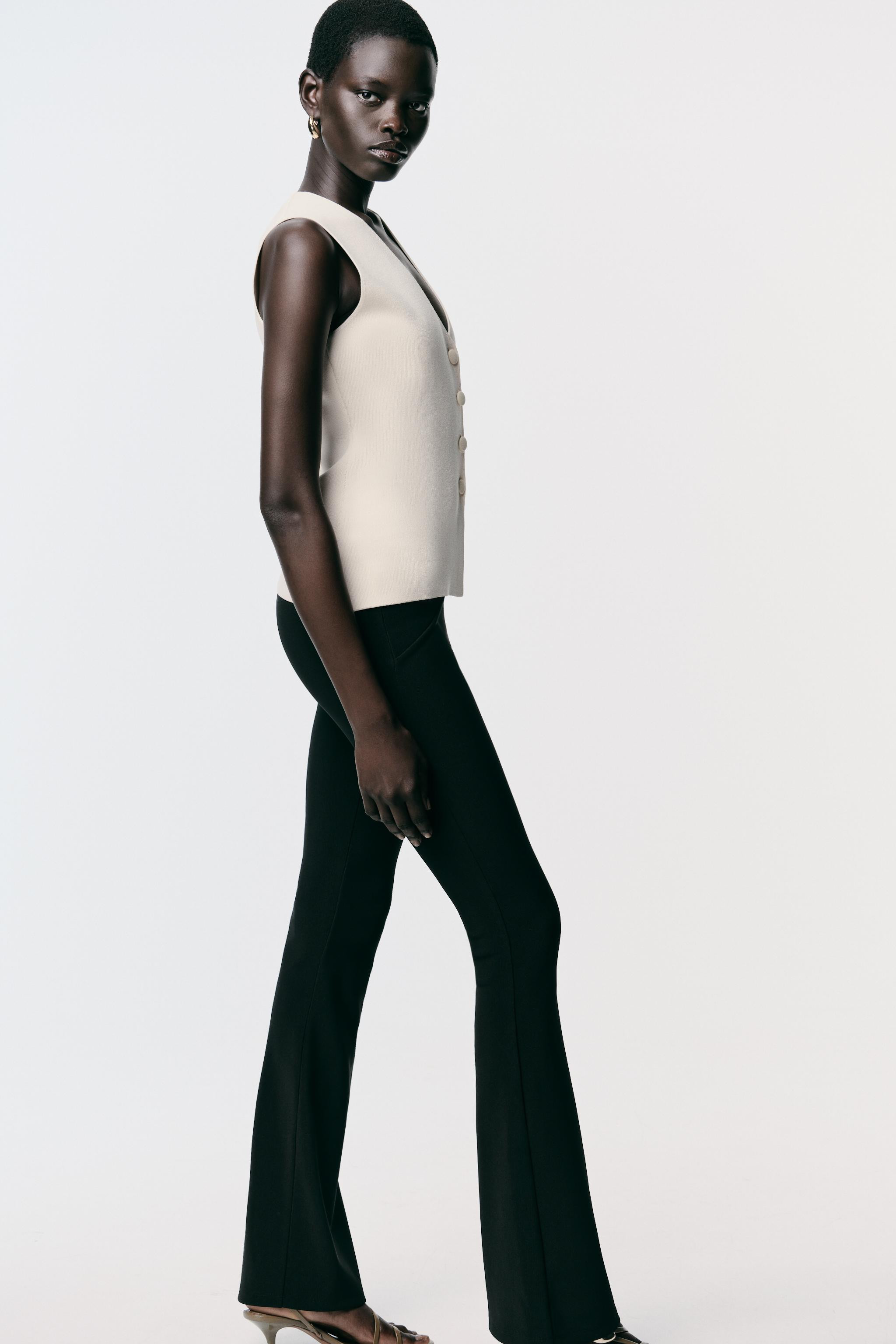 COVERED BUTTON KNIT VEST | Zara US