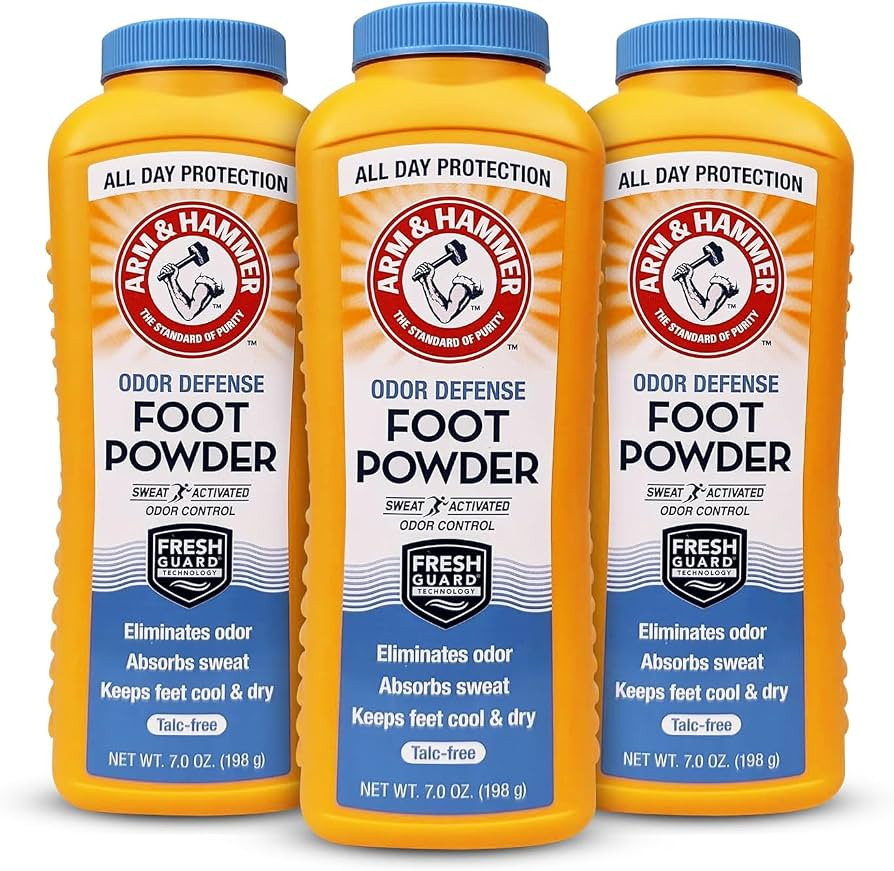 Arm & Hammer Foot Powder for Shoes & Feet, Talc-Free Odor & Moisture Control for Men & Women, 7 o... | Amazon (US)