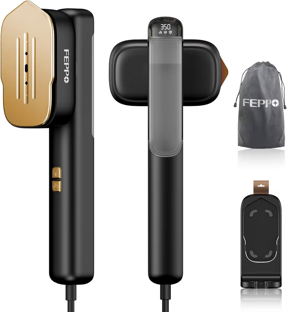 FEPPO Travel Steamer for Clothes, 110-240V Dual Voltage Portable Steamer & Iron 2 in 1, Fast Heat... | Amazon (US)