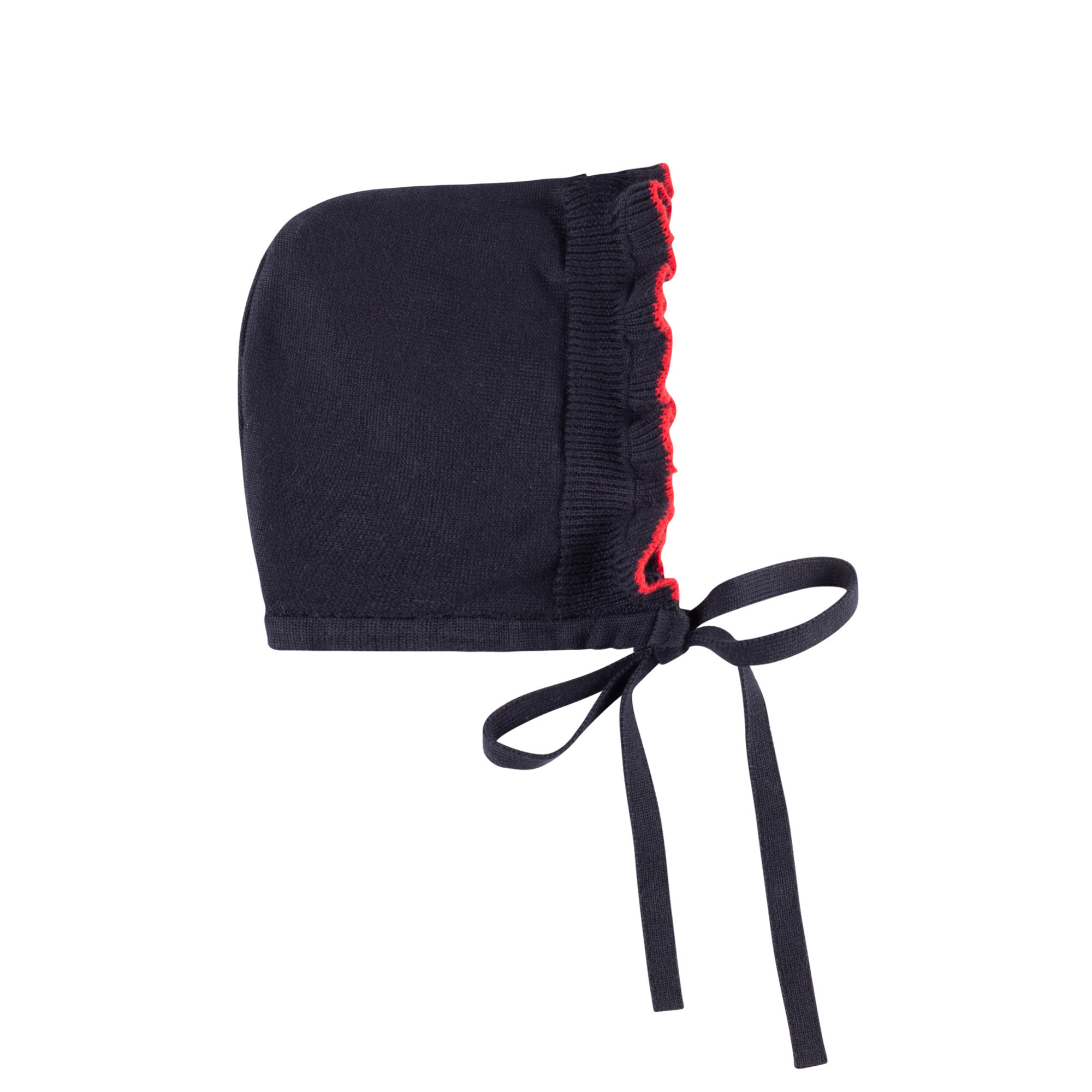 Girls Holiday Ruffle Knit Bonnet | Feltman Brothers