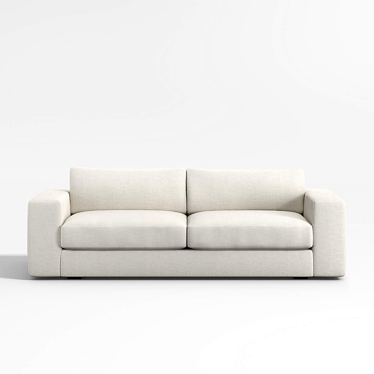 Oceanside 90" Wide-Arm Deep-Seat Sofa + Reviews | Crate & Barrel | Crate & Barrel