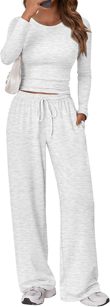 Trendy Queen Women's 2 Piece 2026 Fall Fashion Lounge Set with Pockets | Amazon (US)
