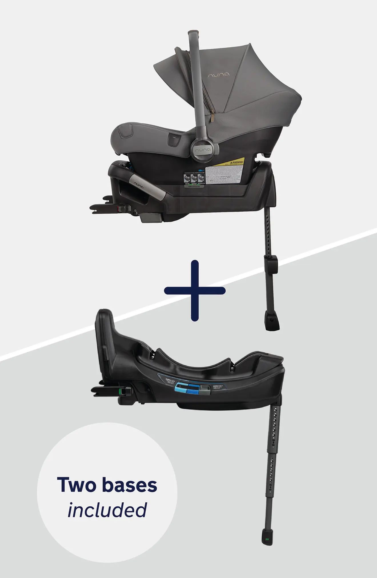 Nuna PIPA(TM) Lite LX Infant Car Seat & Two Bases Bundle in Refined at Nordstrom | Nordstrom