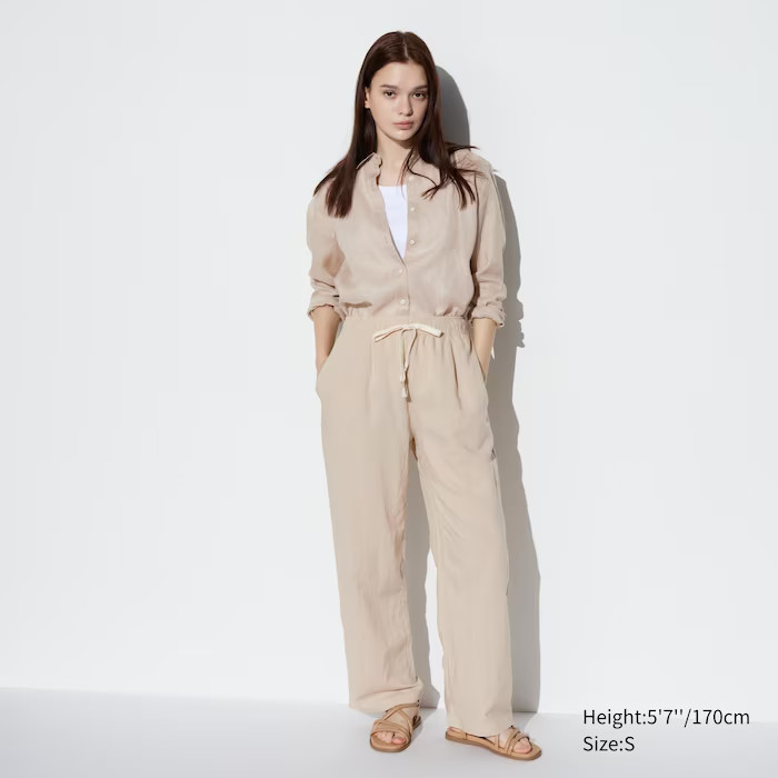 Linen Blend Easy Pants | UNIQLO (US)