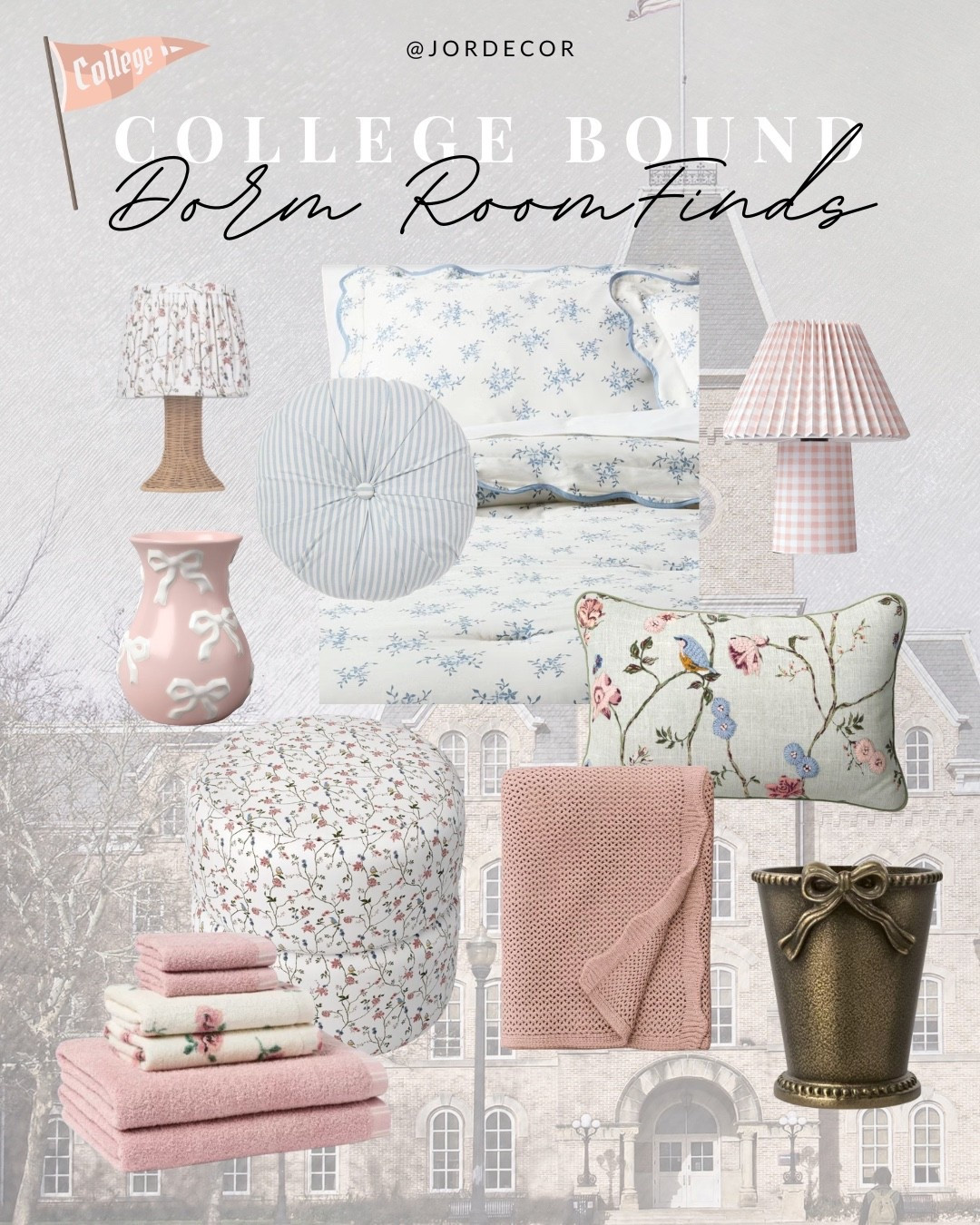 Some feminine dorm
Room finds!

#LTKTravel #LTKHome
