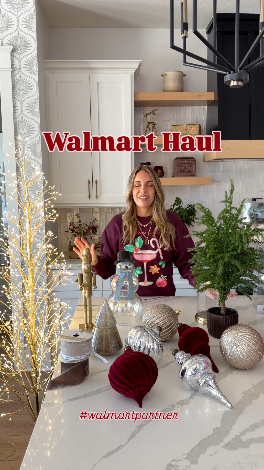 Walmart Christmas decor haul! #walmartpartner From Christmas ornaments to Christmas trees, everything is so nice. @walmart #walmart 

#LTKSeasonal #LTKHome #LTKHoliday