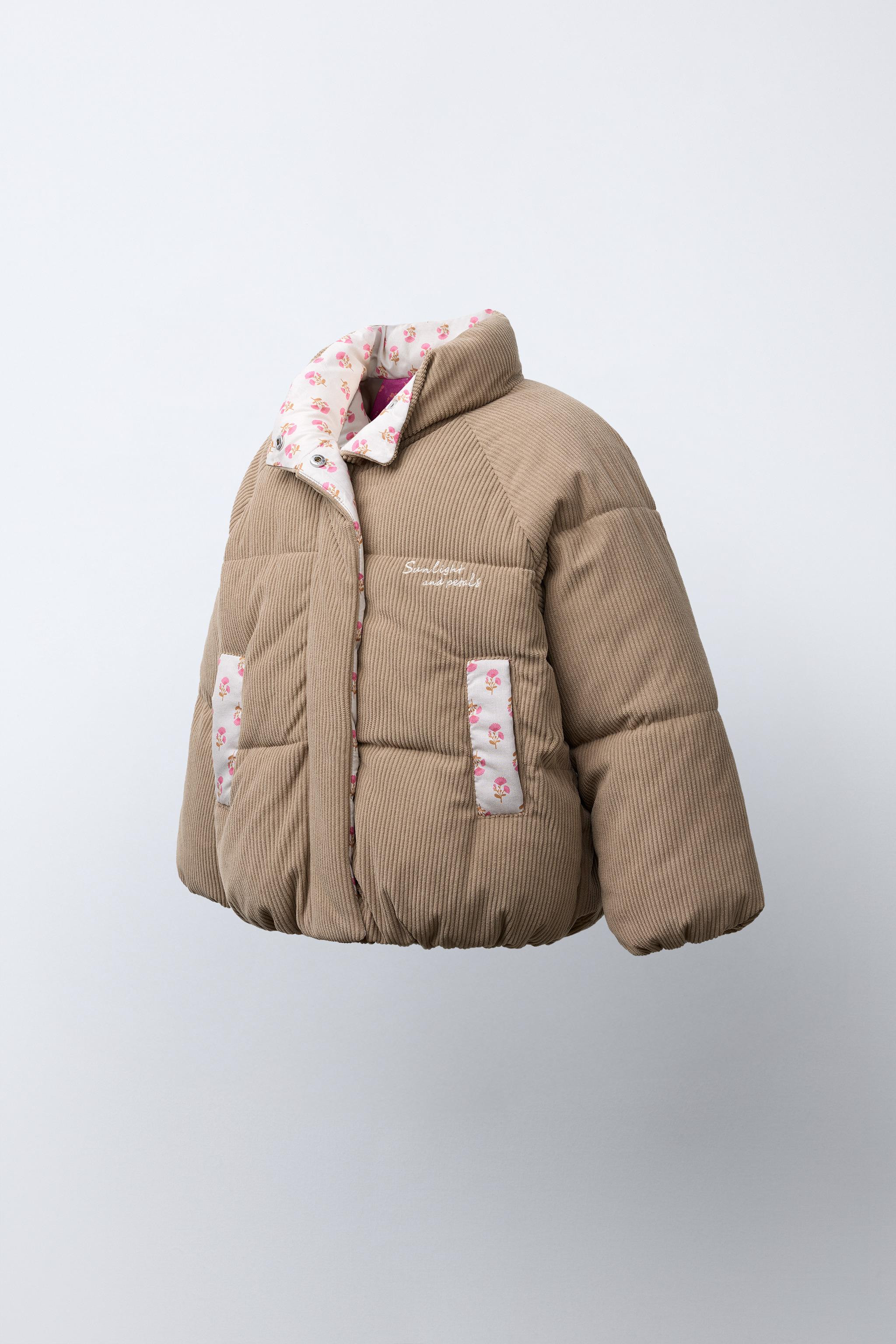 CORDUROY PATCHWORK PUFFER JACKET | Zara US