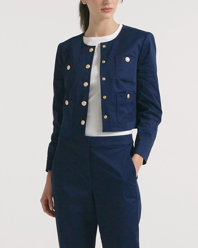 Louisa lady jacket in lightweight chino | J. Crew US