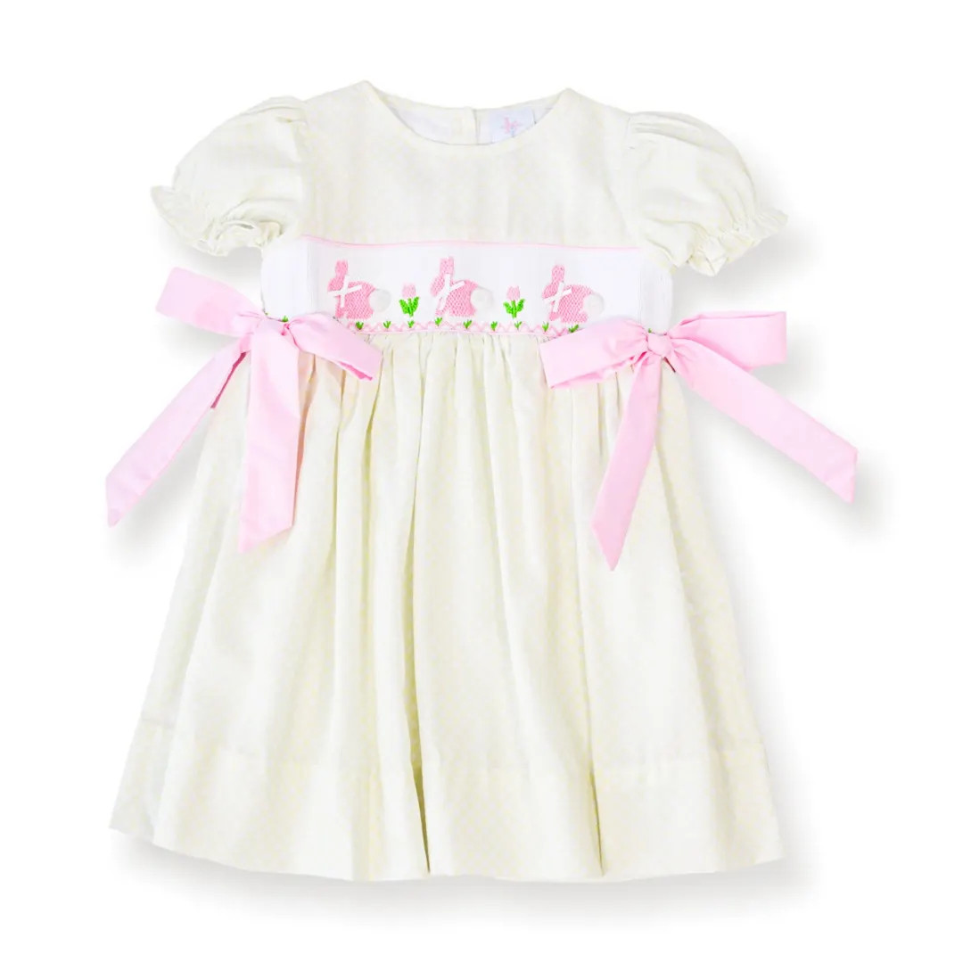 Goldie Easter Bunny Smocked Dress - Etsy | Etsy (Global)