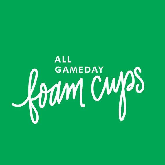 ALL FOAM CUPS  Gameday - Etsy | Etsy (US)