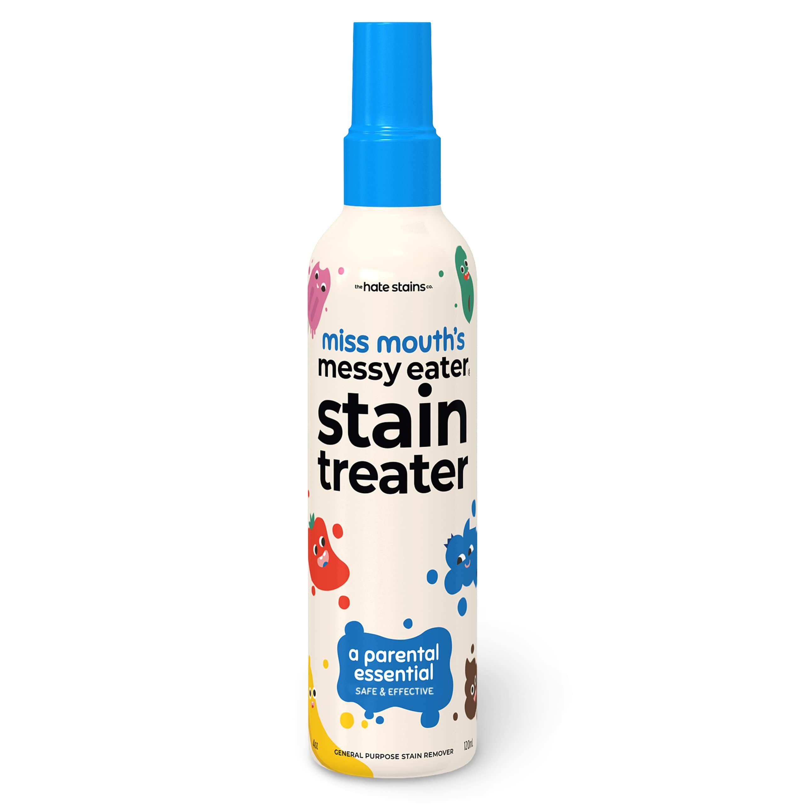 Miss Mouth's Messy Eater Stain Treater Spray - 4oz Stain Remover - Newborn & Baby Essentials - No Dry Cleaning Food, Grease, Coffee Off Laundry, Underwear, Fabric | Amazon (US)