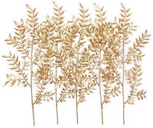 PASYOU Artificial Plants for Christmas Decor, Plastic Grass Fake Shrubs Simulation Leaves Indoor ... | Amazon (US)